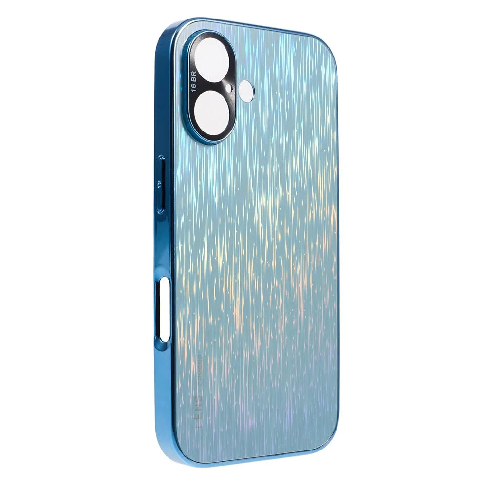 For iPhone 16 Plus Colorful Phone Case Ultra Slim Dropproof Hard PC Back Cover - Sky Blue - 2