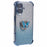 For iPhone 16 Case Butterfly Kickstand Glitter TPU Shockproof Phone Cover - Blue - 1
