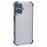 For iPhone 16 Case Reinforced Corners Glitter TPU Clear Back Cover - Blue - 1