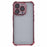 For iPhone 16 Pro Case Reinforced Corners TPU Clear Back Cover - Pink - 3