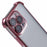 For iPhone 16 Pro Case Reinforced Corners TPU Clear Back Cover - Pink - 5
