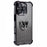 For iPhone 16 Pro Case Butterfly Kickstand Glitter TPU Shockproof Phone Cover - Black - 1
