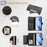 For Samsung Galaxy S25 Ultra Case Zipper Pocket Multiple Card Slots Leather Phone Cover - Black - 3