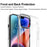 IMAK Air II Pro Crystal Clear Phone Case for iPhone 14 Plus Anti-Fall Shockproof Cover Hard PC Protective Case - 3