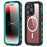 REDPEPPER Dot+ Series For iPhone 15 Pro Phone Case Compatible with MagSafe IP68 Waterproof Clear Phone Cover - Blue - 1