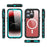 REDPEPPER Dot+ Series For iPhone 15 Pro Phone Case Compatible with MagSafe IP68 Waterproof Clear Phone Cover - Blue - 2
