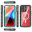 REDPEPPER Dot+ Series For iPhone 15 Pro Max Phone Case Compatible with MagSafe IP68 Waterproof Clear Phone Cover - Blue - 4