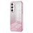 For Samsung Galaxy S25 Case Electroplating Gradient Glitter TPU Phone Cover - Pink - 1