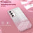 For Samsung Galaxy S25 Case Electroplating Gradient Glitter TPU Phone Cover - Pink - 5