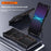 For Sony Xperia 1 V Kickstand Case Metal Bumper Magnetic Phone Cover - Black / Red - 2