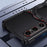 For Sony Xperia 1 V Kickstand Case Metal Bumper Magnetic Phone Cover - Black / Red - 6