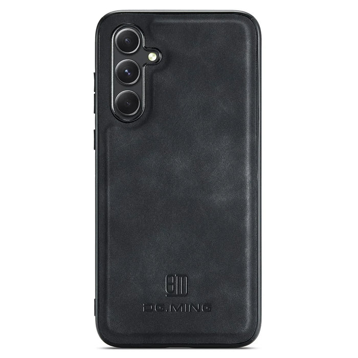 DG.MING M2 Series for Samsung Galaxy S25 Case PU+PC+TPU Phone Cover Detachable Wallet - Black - 4