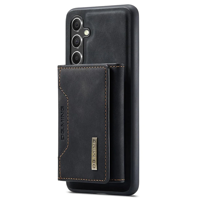 DG.MING M2 Series for Samsung Galaxy S25+ Case PU+PC+TPU Phone Cover Detachable Wallet - Black - 2
