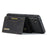 DG.MING M2 Series for Samsung Galaxy S25+ Case PU+PC+TPU Phone Cover Detachable Wallet - Black - 7