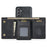 DG.MING M1 Series for Samsung Galaxy S25+ Case Kickstand PU Phone Cover with Detachable Wallet - Black - 5