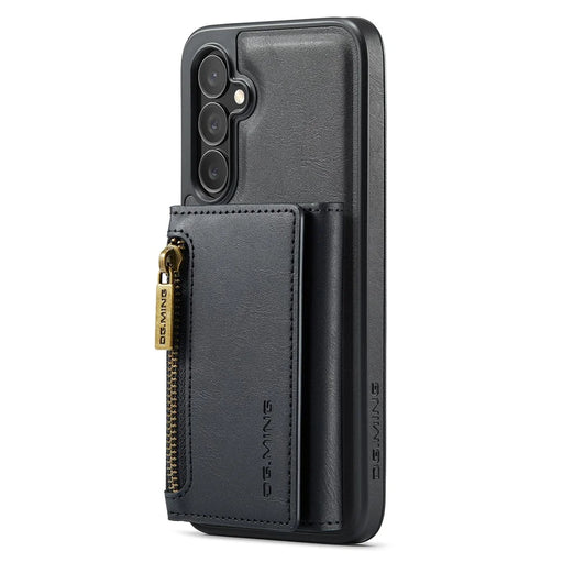DG.MING M5 Series For Samsung Galaxy S25+ Case Detachable Magnetic Leather Phone Cover with Card Slots - Black - 2