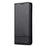 AZNS For Samsung Galaxy A36 5G Case Cowhide Texture PU Leather Wallet Phone Cover - Black - 7
