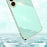 XINLI For Samsung Galaxy S25+ Case TPU Phone Cover with Electroplating Frame - Cyan - 3