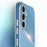 XINLI For Samsung Galaxy S25+ Case TPU Phone Cover with Electroplating Frame - Cyan - 4
