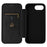 For iPhone 17e / 16e Case Carbon Fiber Texture Drop-Proof PU Leather Phone Cover - Black - 2