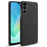 For Samsung Galaxy A16 4G / 5G Phone Case Cloth Texture Anti-Scratch Protective PC Back Cover - Black - 1
