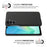 For Samsung Galaxy A16 4G / 5G Phone Case Cloth Texture Anti-Scratch Protective PC Back Cover - Black - 3