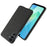 For Samsung Galaxy A16 4G / 5G Phone Case Cloth Texture Anti-Scratch Protective PC Back Cover - Black - 4