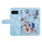 For Google Pixel 9a Case PU Leather Floral Phone Cover with Card Slots - Baby Blue - 5