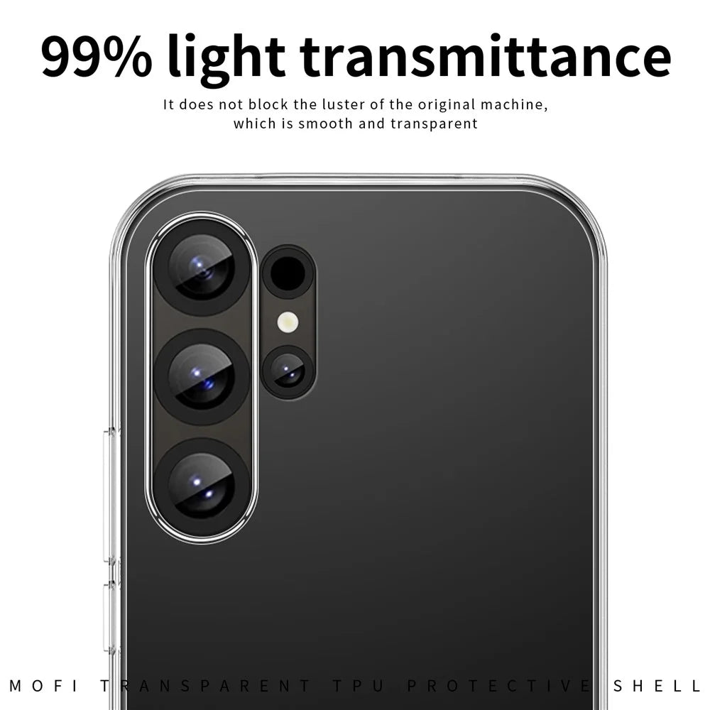 MOFI For Samsung Galaxy S25 Ultra Case Anti-Scratch Clear Soft TPU Phone Cover - 7