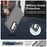 For Samsung Galaxy S23 Case PC+TPU+PET Matte Anti-Drop Phone Back Cover - Black - 2