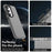 For Samsung Galaxy S23 Case PC+TPU+PET Matte Anti-Drop Phone Back Cover - Black - 3