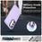 For Samsung Galaxy S23+ Case PC+TPU+PET Matte Anti-Drop Phone Back Cover - Purple - 2