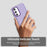 For Samsung Galaxy S23+ Case PC+TPU+PET Matte Anti-Drop Phone Back Cover - Purple - 5