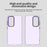For Samsung Galaxy S23+ Case PC+TPU+PET Matte Anti-Drop Phone Back Cover - Purple - 6