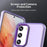For Samsung Galaxy S23+ Case PC+TPU+PET Matte Anti-Drop Phone Back Cover - Purple - 7