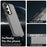 For Samsung Galaxy S24 FE Case PC+TPU+PET Matte Anti-Drop Phone Back Cover - Black - 3
