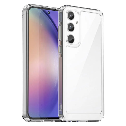 WANLONFENG MF Series for Samsung Galaxy A05s 4G Case TPU+Acrylic Clear Phone Cover with Tempered Glass Film - 2