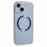 For iPhone 14 Case Compatible with MagSafe CD Vein TPU+Acrylic Phone Cover - Purple - 1