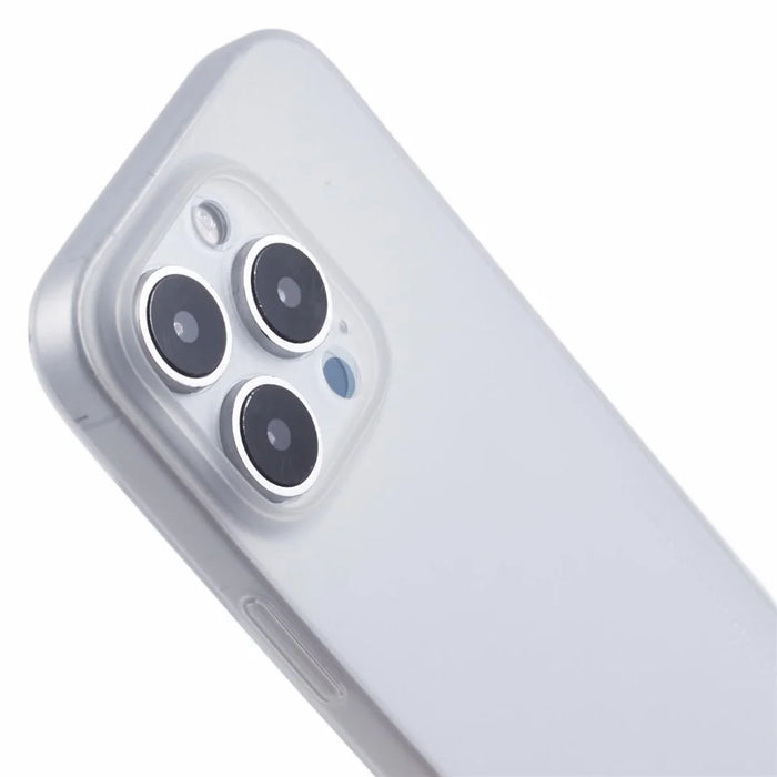 X-LEVEL For iPhone 16 Pro Max Case Hard PP Matte Phone Cover 0.18mm Ultra-Thin - Transparent - 5