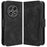 For OnePlus 13 Leather Case Phone Wallet Cover with Multiple Card Slots - Black - 1