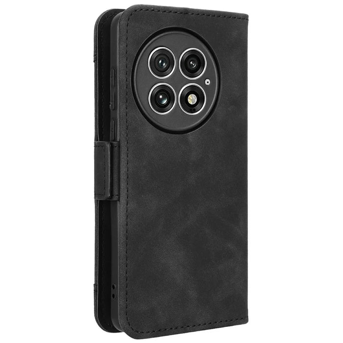 For OnePlus 13 Leather Case Phone Wallet Cover with Multiple Card Slots - Black - 7