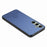 For Samsung Galaxy S24 FE Case Cloth Texture Leather+PC+TPU Anti-Drop Phone Cover - Blue - 3