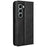 For Infinix Hot 50 Pro 4G X6881 Leather Case Wallet Stand Retro Texture Phone Cover - Black - 7