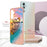 For Samsung Galaxy A16 4G / Galaxy A16 5G Case with IMD Marble Flower Pattern TPU Mobile Back Cover  - Never Stop Dreaming - 6