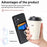 For Samsung Galaxy S25+ Case Card Slots Ring Holder Kickstand Phone Cover - Black - 3