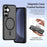DUX DUCIS For Samsung Galaxy S25+ Case  Lawa Series Detachable Magnetic Cowhide Leather Cover Zipper Wallet - Black - 6
