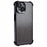 For iPhone 14 Case Glitter TPU Phone Cover Reinforced Corners - Black - 1