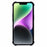 For iPhone 14 Case Glitter TPU Phone Cover Reinforced Corners - Black - 2