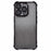 For iPhone 16 Pro Max Case Glitter TPU Phone Cover Reinforced Corners - Black - 3