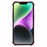 For iPhone 14 Case Reinforced Corners TPU Clear Back Cover - Pink - 2